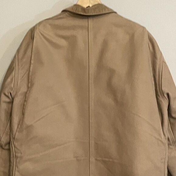 Vintage Carhartt Coat USA Mens Blanket Lined Brown Chore Jacket USA Made Mens XL - Picture 5 of 14